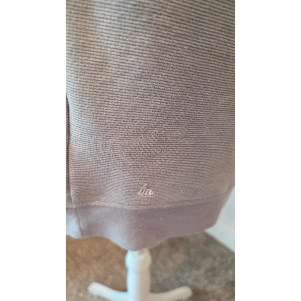 Travis Mathew Crewneck Sweatshirt Raglan Pullover Grey Athleisure Minimalist L - Picture 4 of 12